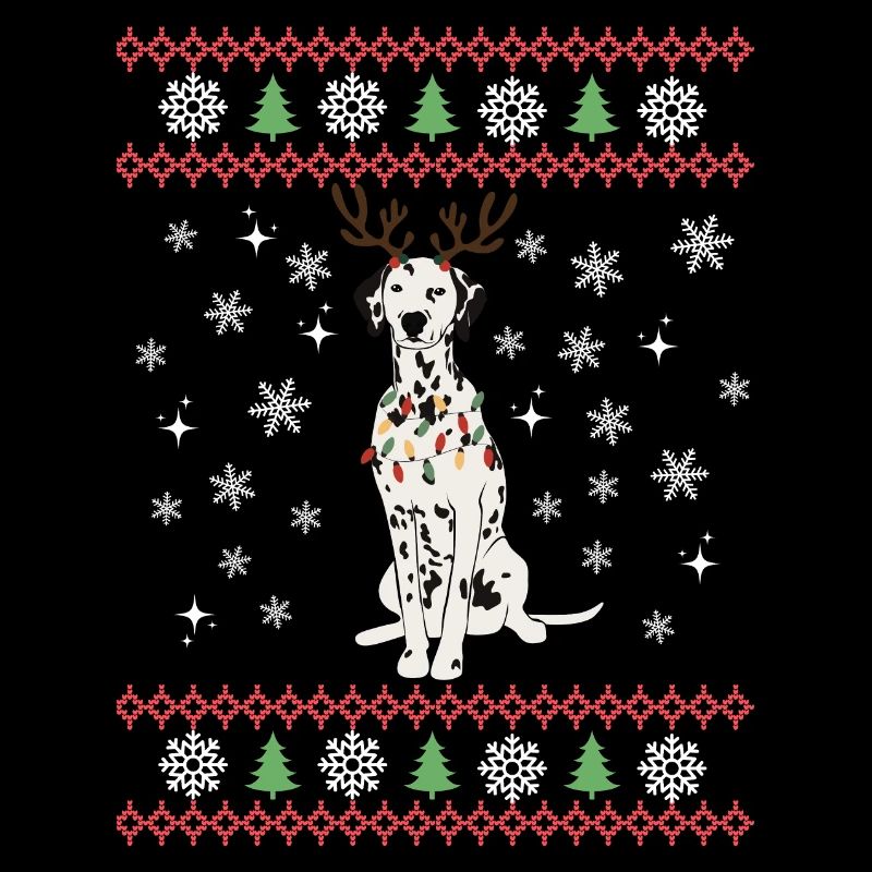 Christmas Dalmatian lovers