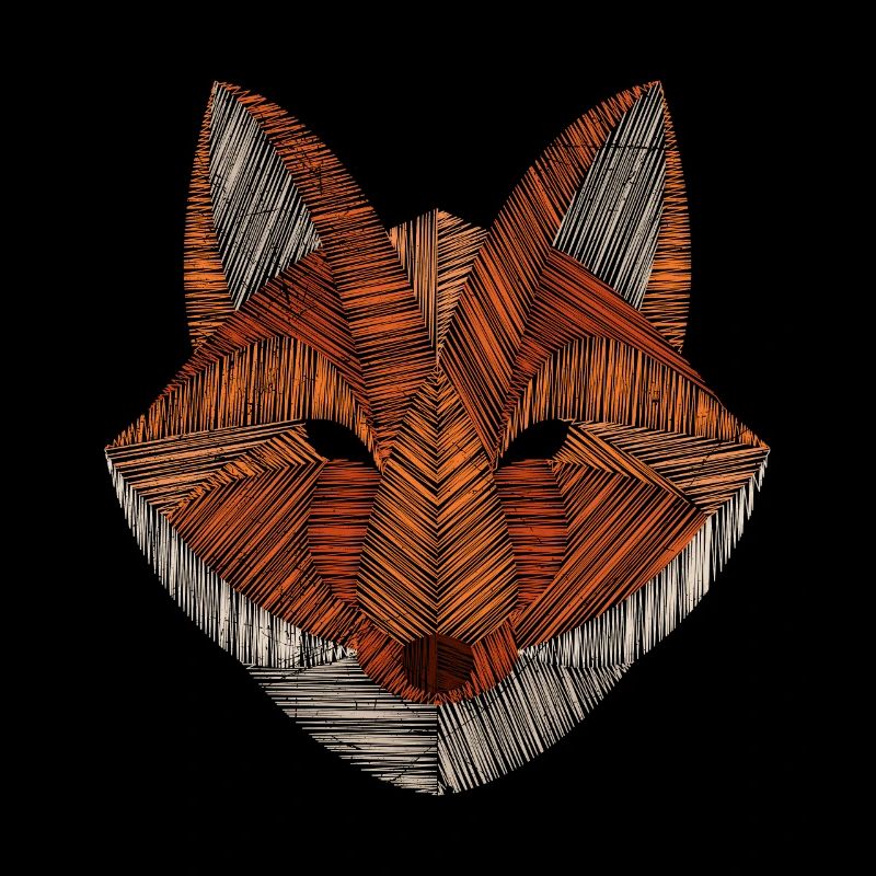 Chasse au chasseur de polygones de renard
