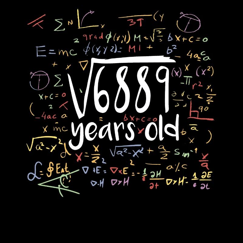 Square Root of 6889 Math Nerd 83rd Birthday