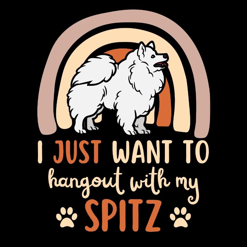 Süßer deutscher Spitz Mama Kawaii