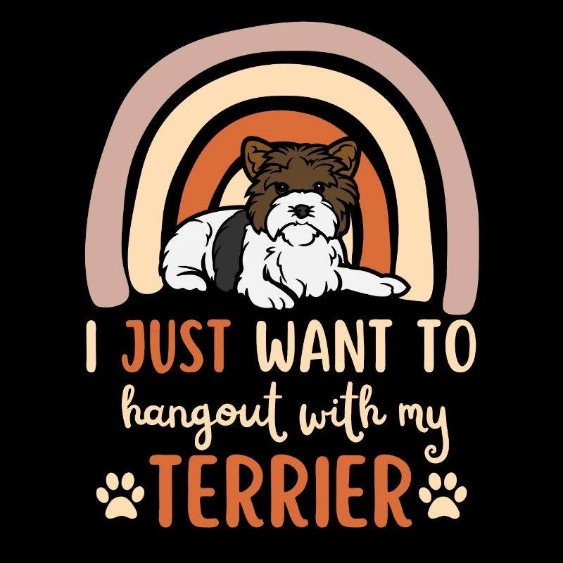 Süßer Biewer Terrier Welpe Kawaii