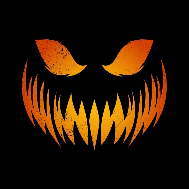 Masque de citrouille effrayant Halloween
