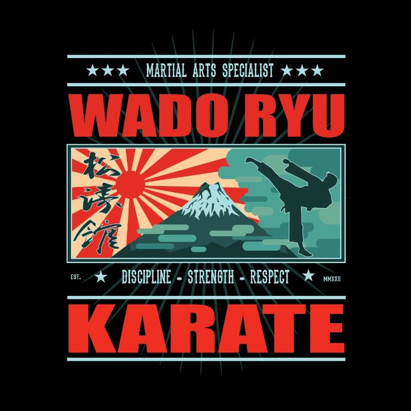 Cool Wado Ryu Karate and Japan Design