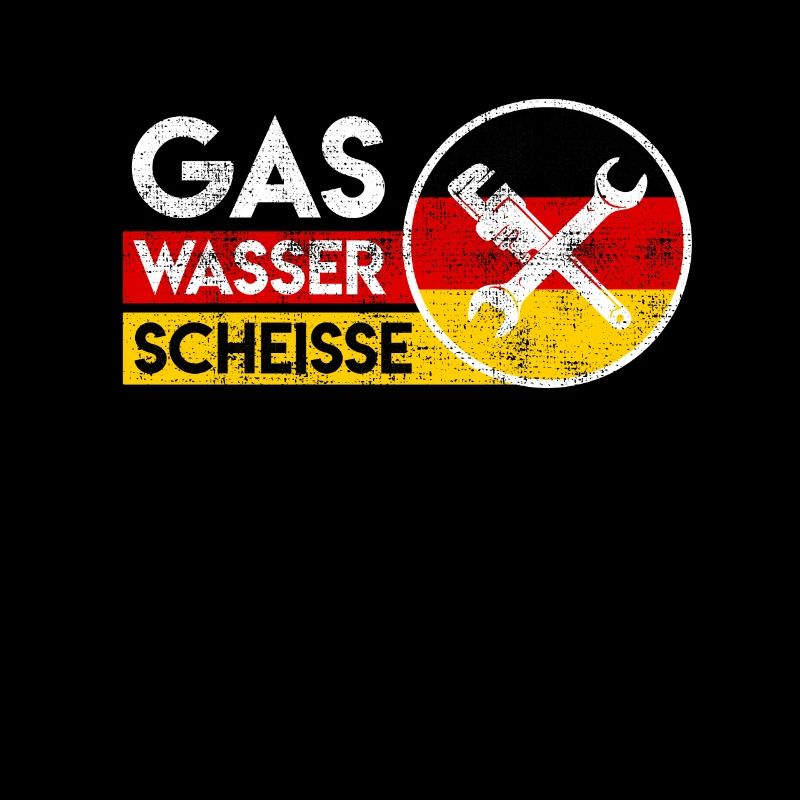 Plombier de merde d’eau de gaz