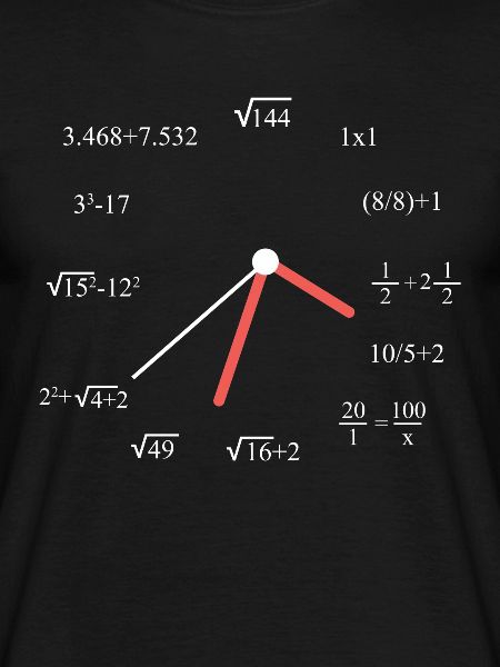 Mathematician Clock Funny Math