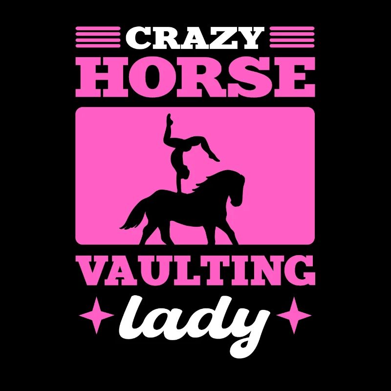 Crazy Horse Vaulting Lady Vaulting Acrobatics