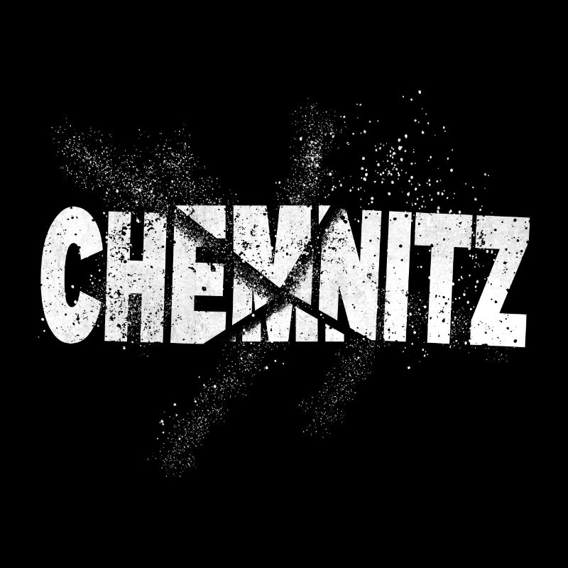 Chemnitz Germany City Font Grunge Splash