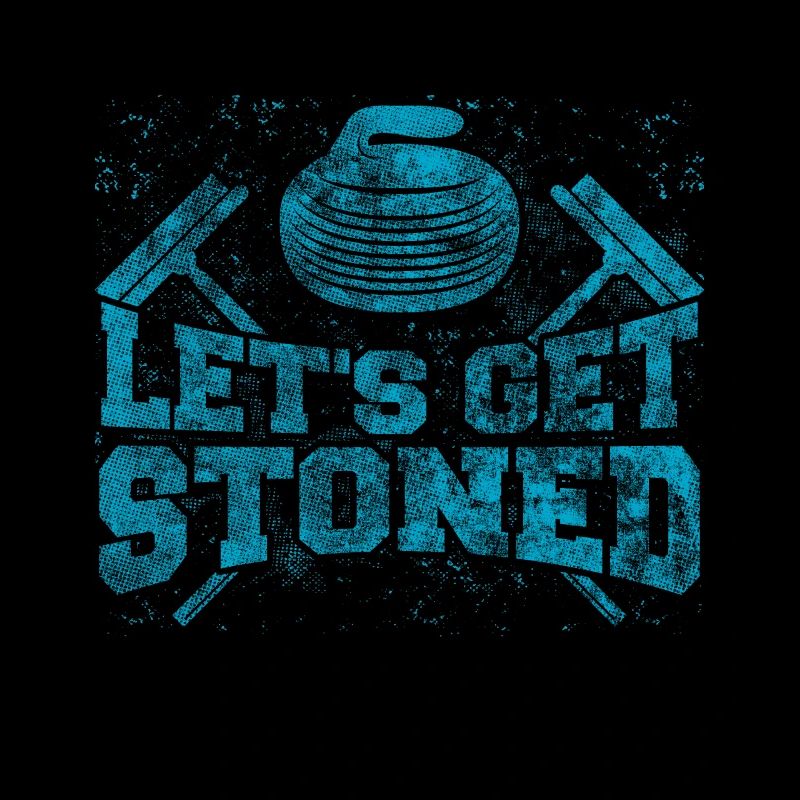 Cool Curling Plaque Lets get stoned for curlers