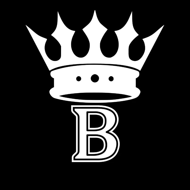 Letter B Letters Alphabet Crown King Initial