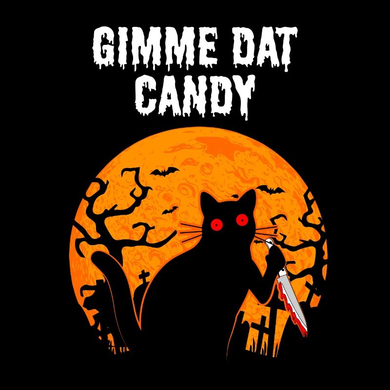 Gimme Dat Candy Chat Effrayant Halloween