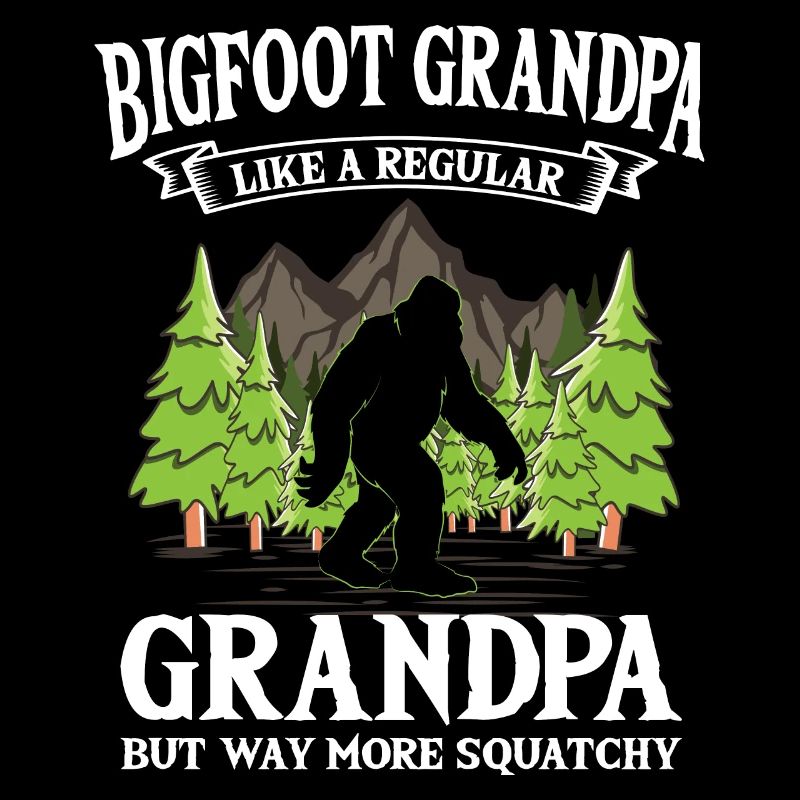 Bigfoot Wie Ein Normaler Opa Sasquatch Großvater