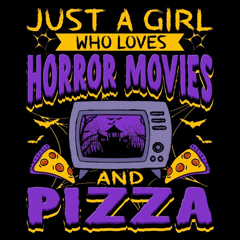 Nur Ein Mädchen, Das Horrorfilme Und Pizza Liebt
