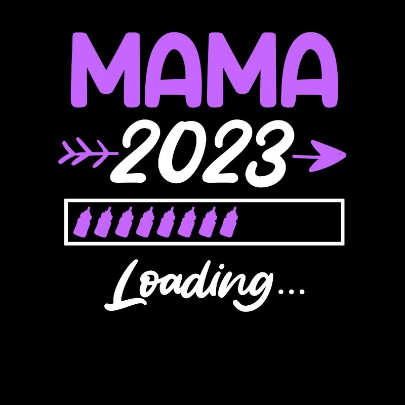 Mama 2023 schwanger mit Mädchen Mama