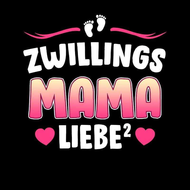 Zwillingsmama Liebe hoch 2 Mutter von 2 Mama