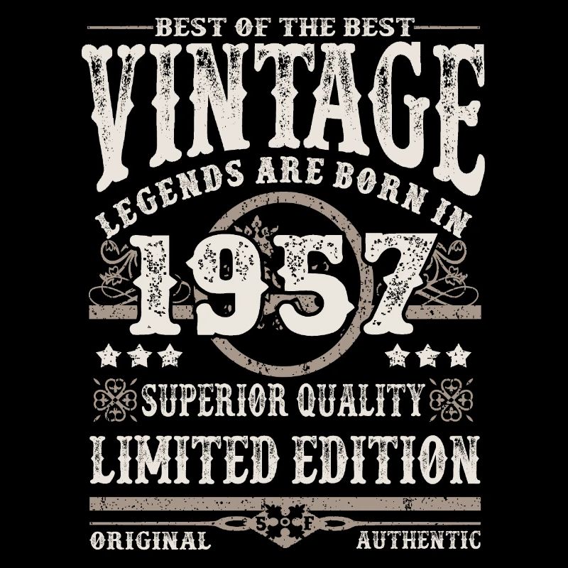 Legends are born in 1957