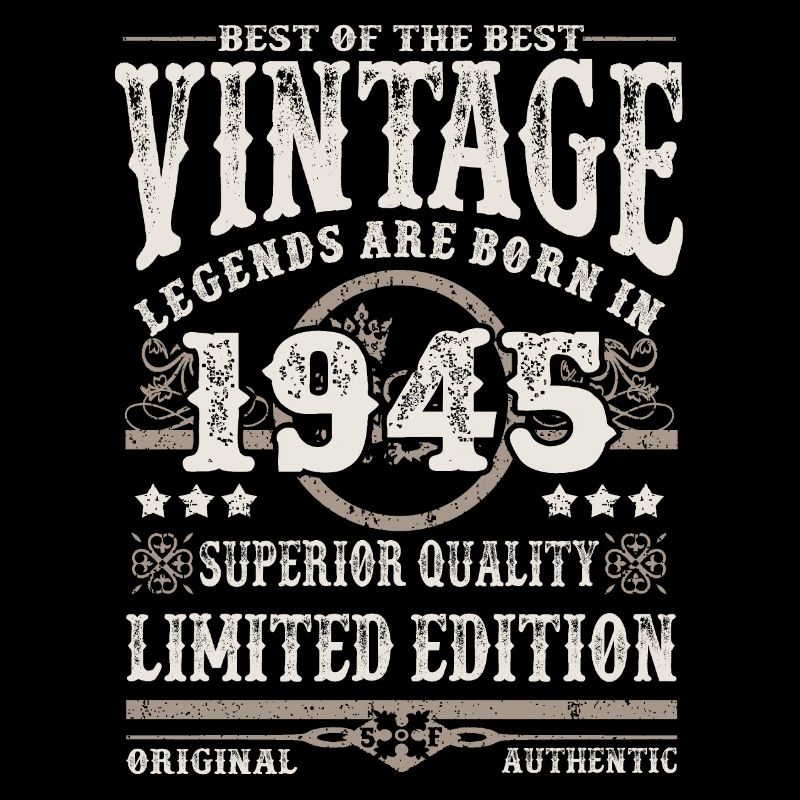 Legends are born in 1945