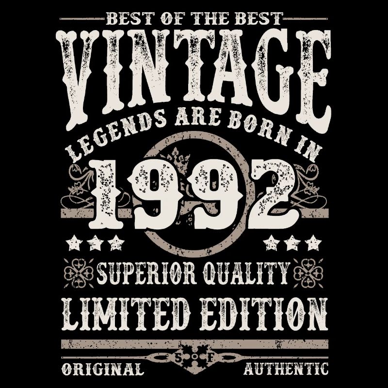 Legends are born in 1992