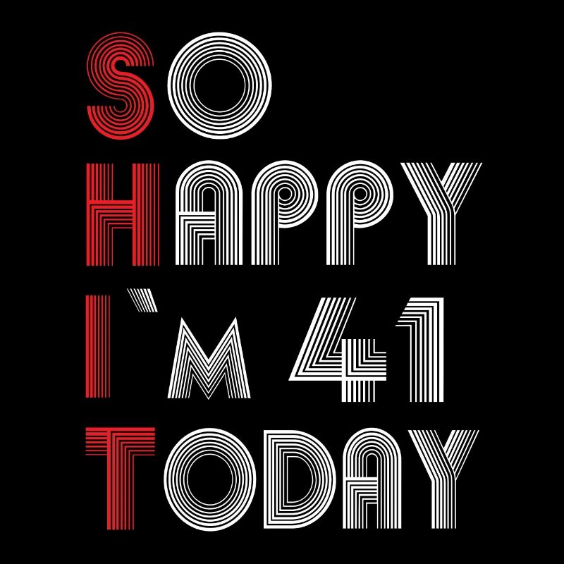 41 Geburtstag