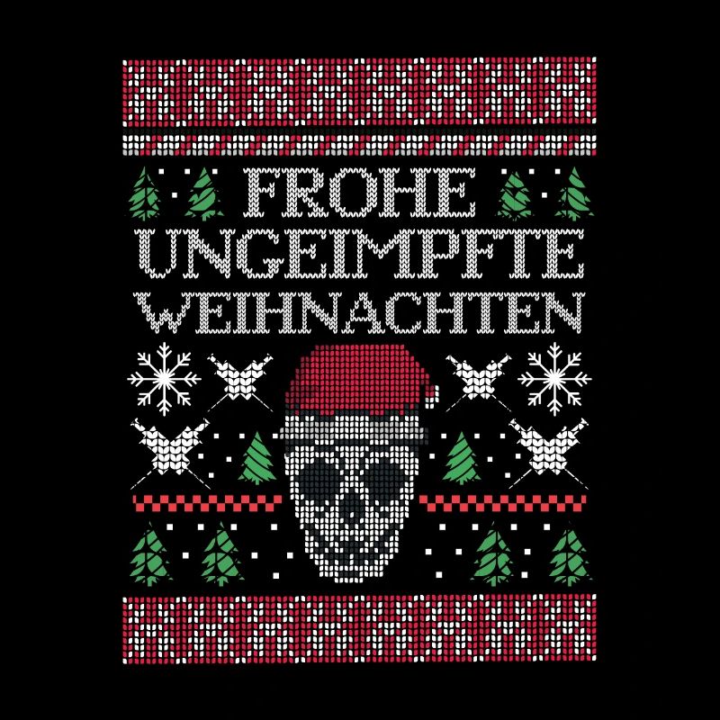 Joyeux Noël Crâne de Noël laid