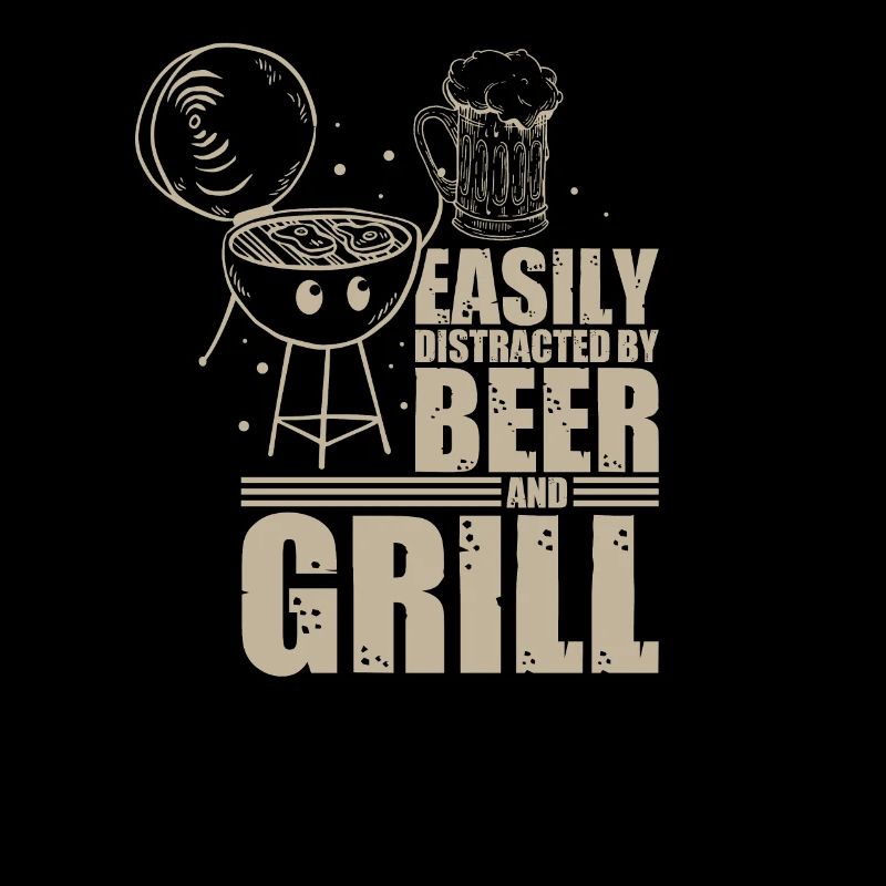 Facilement distrait par la bière et le barbecue grillé