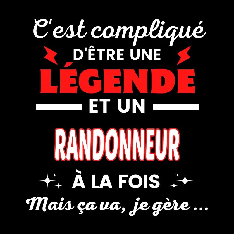 C'est compliqué phrase drôle RANDONNEUR