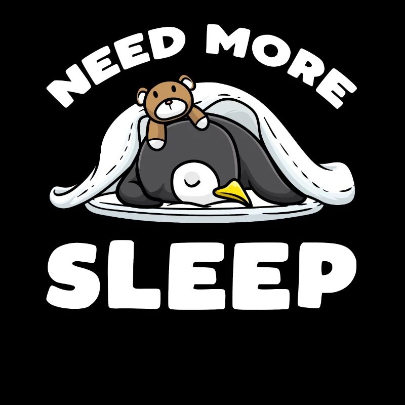 Need more sleep Sleeping Penguin Plush Toy