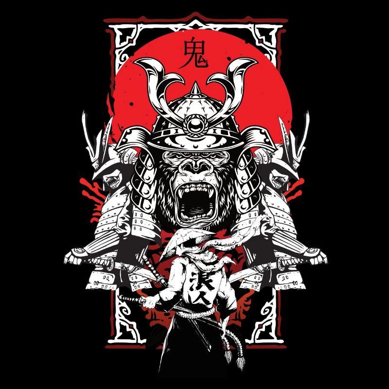 Japan Samurai Anime Mask Kitsune Style Oni