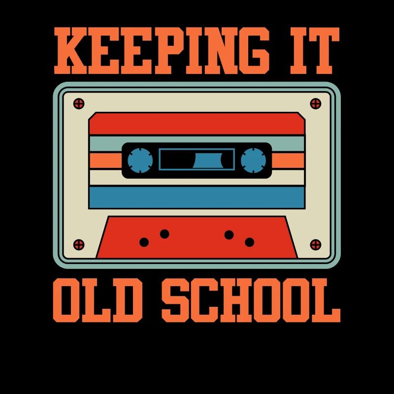 Keeping it old school cassette player cassettes