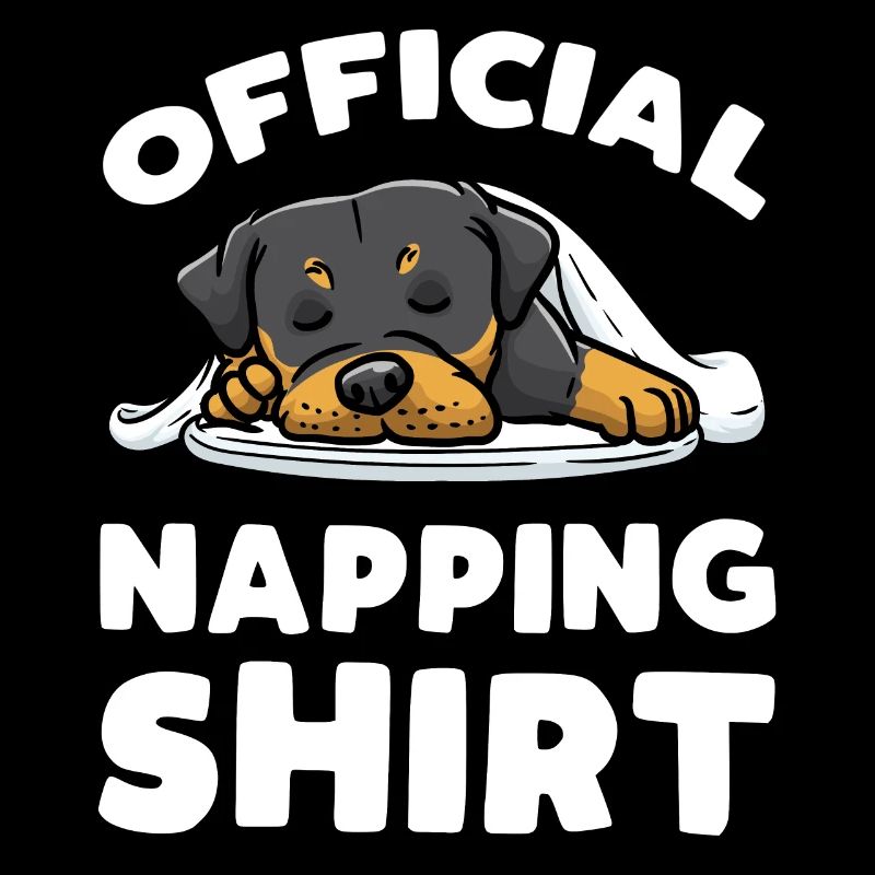 Rottweiler Chien endormi
