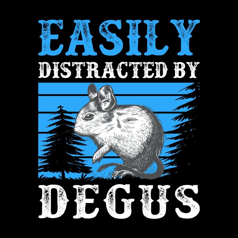 Degu a facilement distrait le rongeur chilien