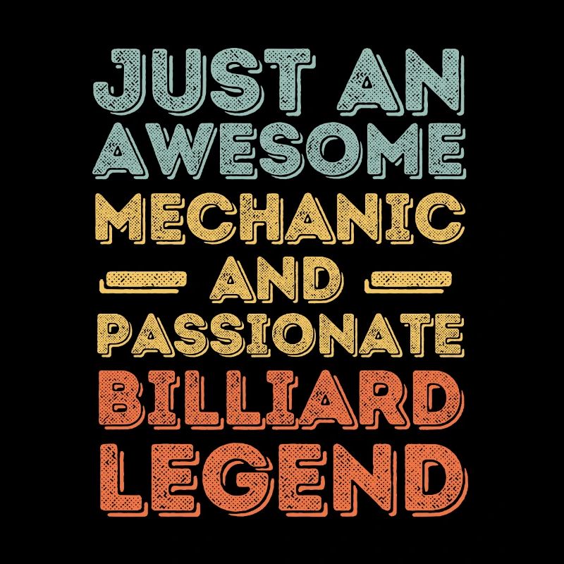 Mechaniker Billard retro