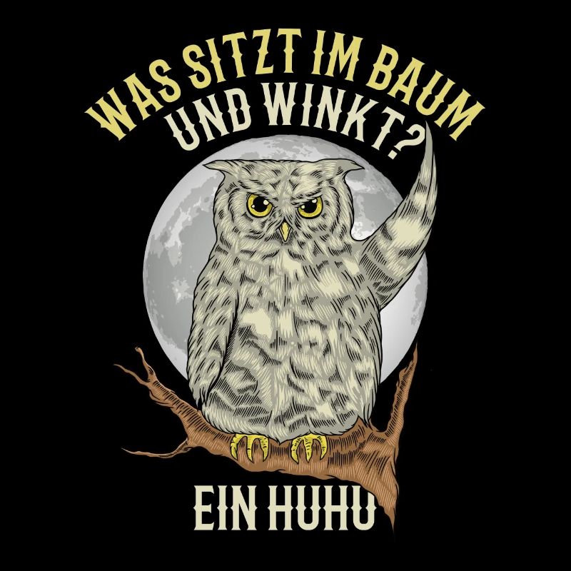 Was sitzt im Baum und winkt? Ein Huhu