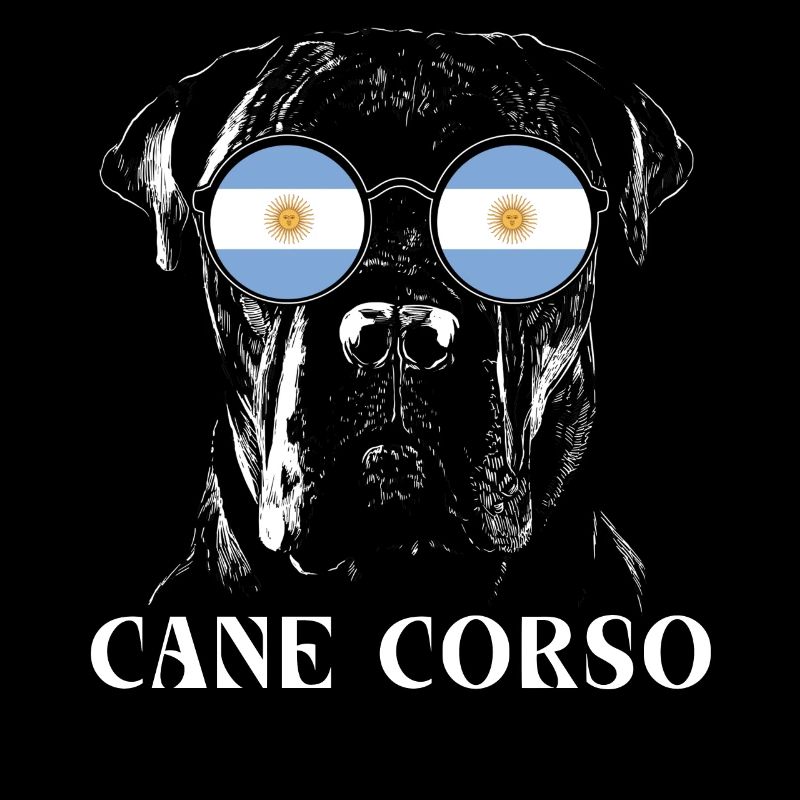 Cane Corso Argentine Drapeau argentin