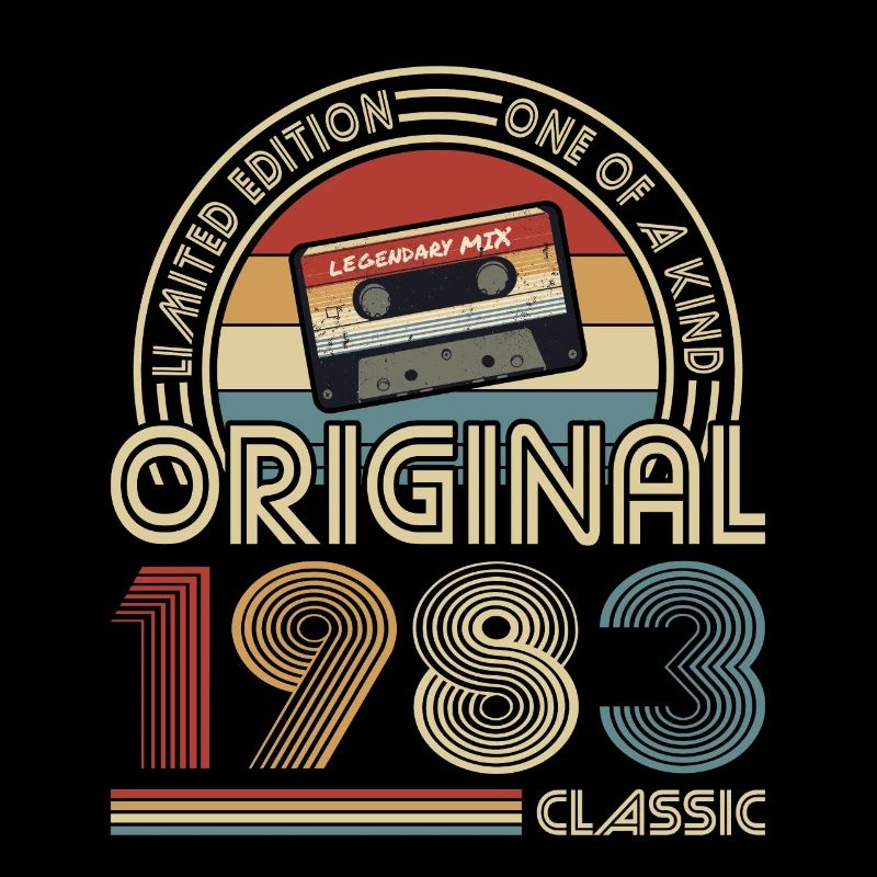 40e anniversaire Né en 1983 Original 1983 Classique