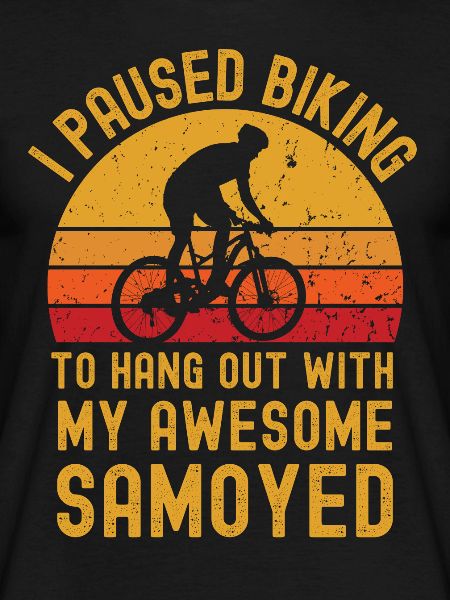 Cycling and Samoyed