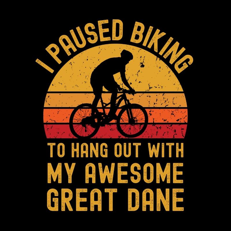 Cycling and Great Dane