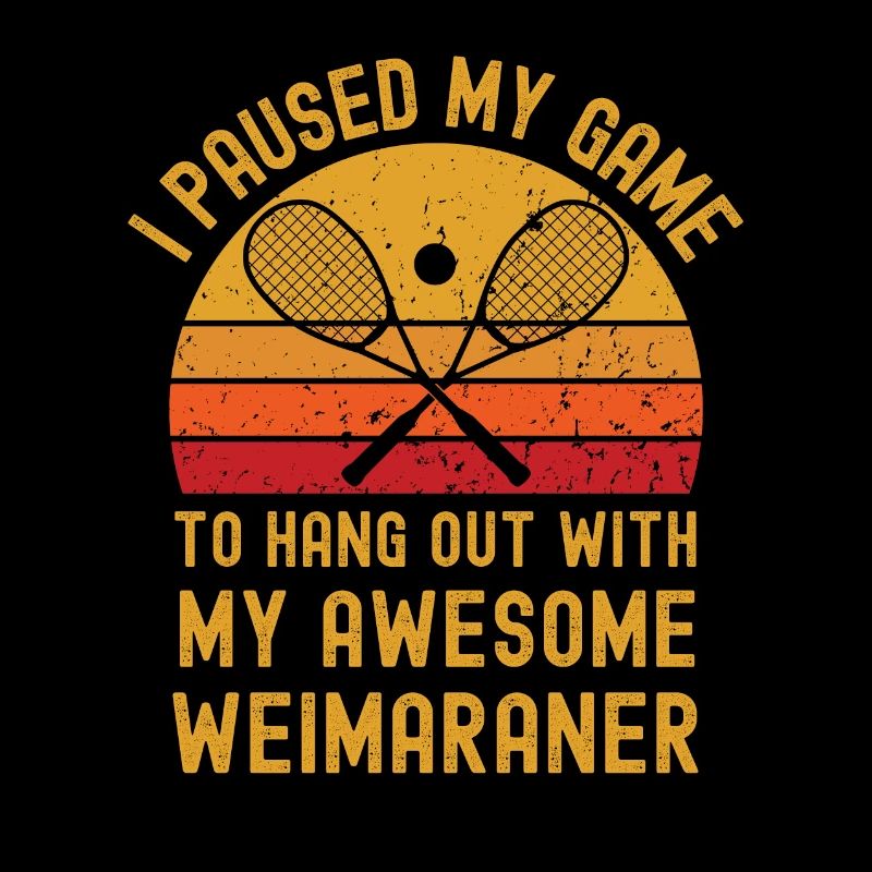 Squash und Weimaraner