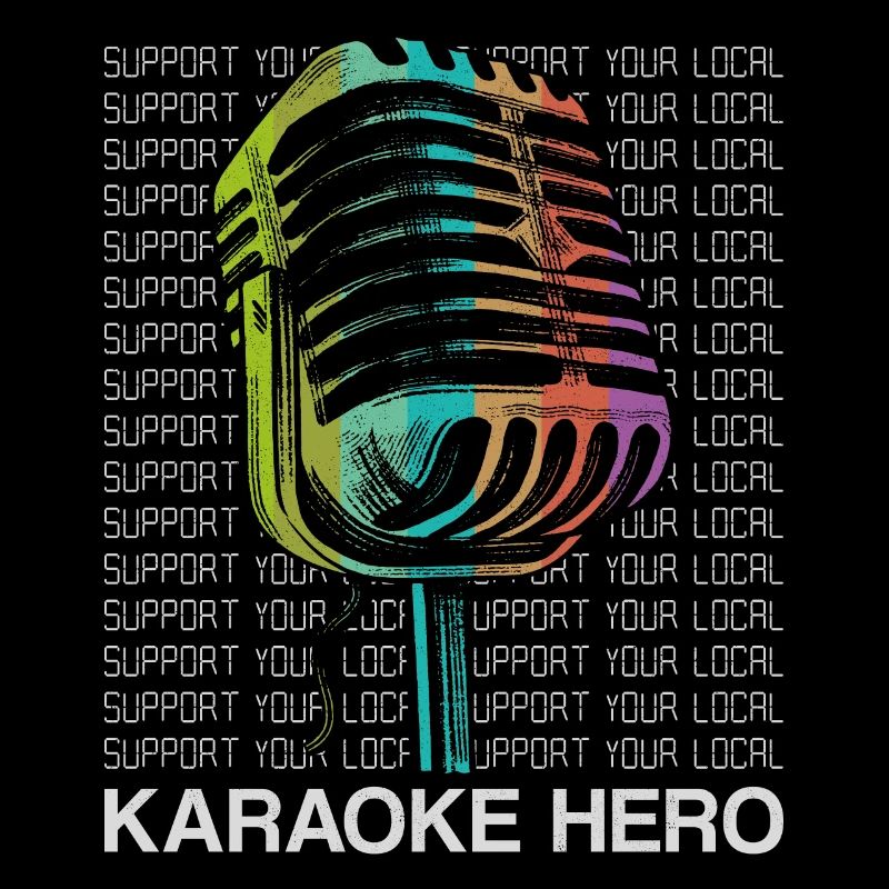 Karaoke Singer 80s Retro Support