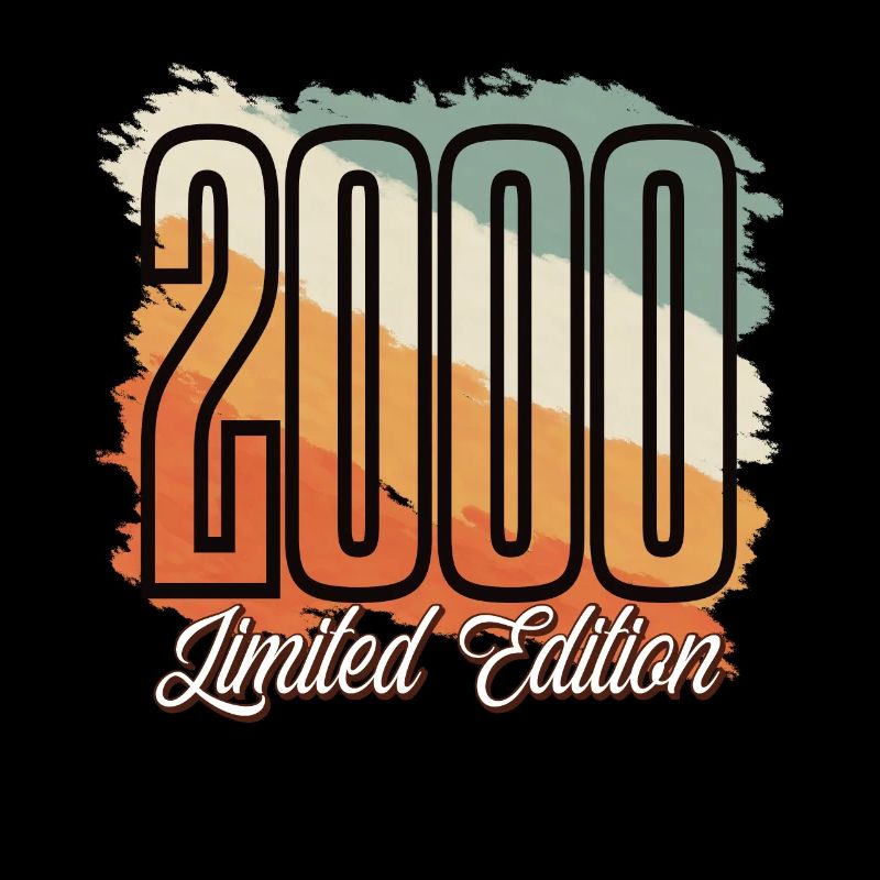 2000 Année de naissance Anniversaire Année de construction Vintage Rétro