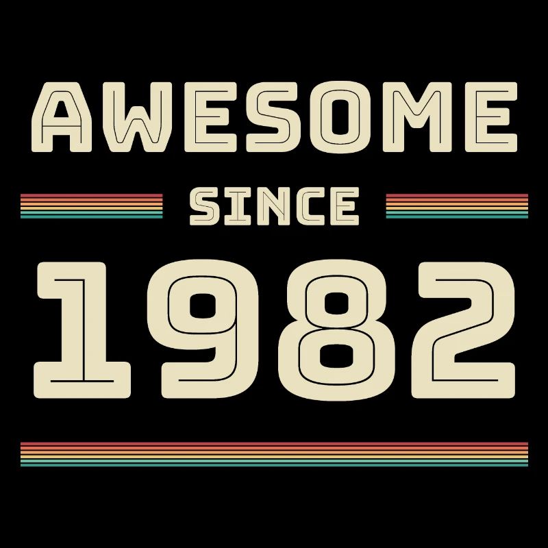 1983 Année de naissance Année de construction Idée cadeau