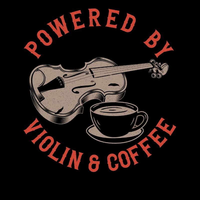 Violin Violinist Coffee Powered By