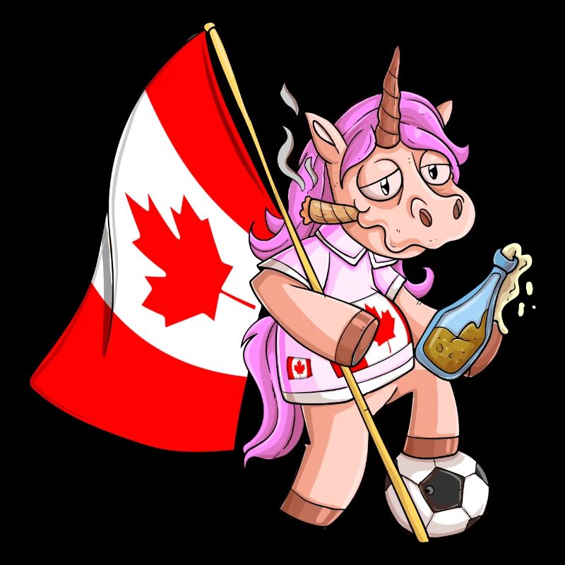 Kanada Party Einhorn