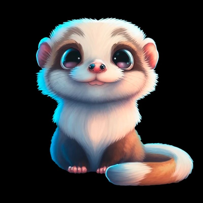 mignon bébé furet