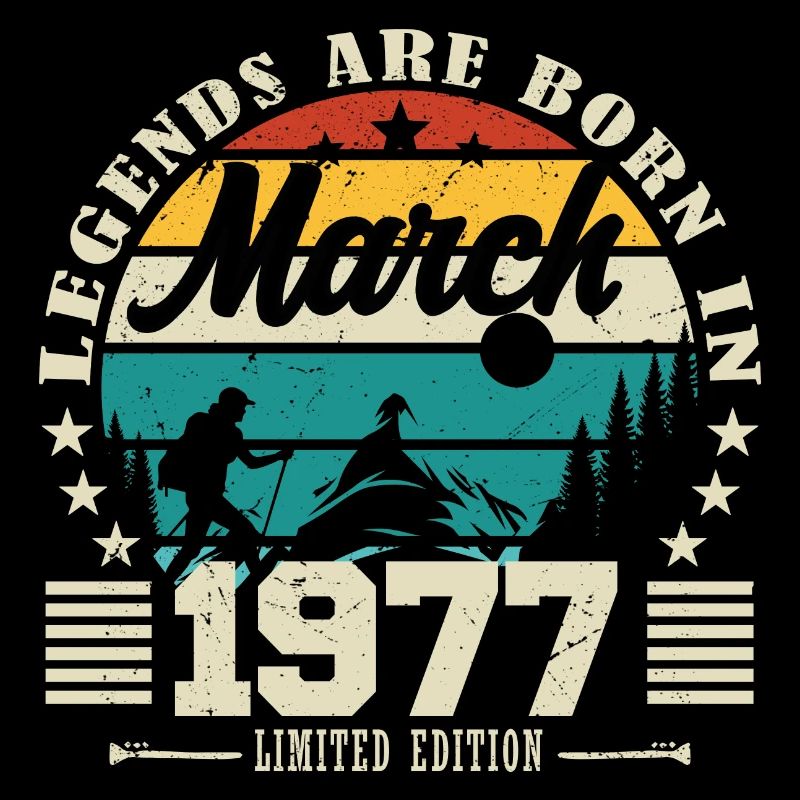 Mars 1977. Cadeau d'anniversaire mars 1977.