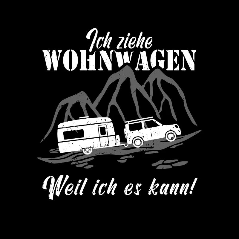 Ich ziehe Wohnwagen