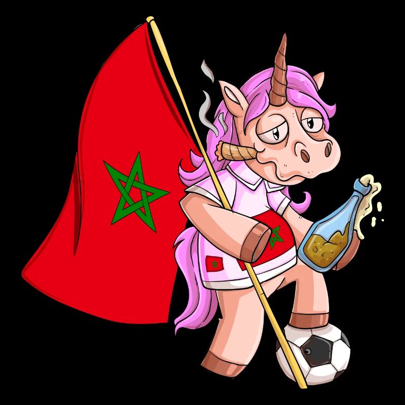 Licorne de fête du Maroc