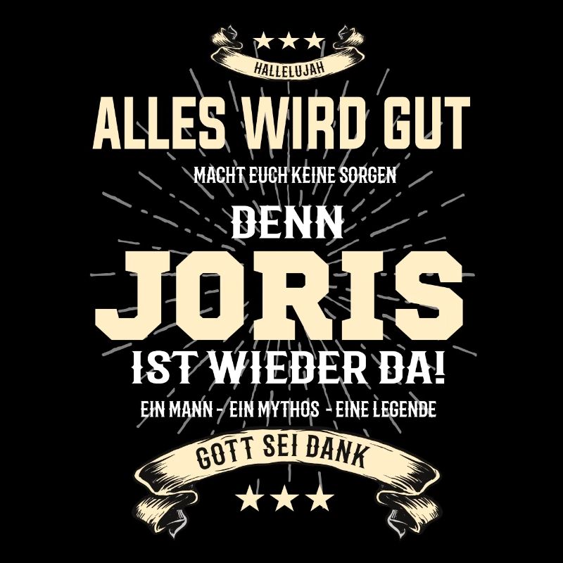 alles wird gut denn Joris Ist da T-Shirt