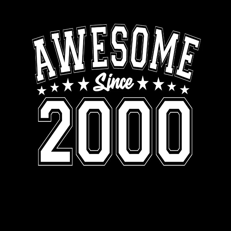 Awesome Since 2000 Geburtstag 2000 Vintage 2000