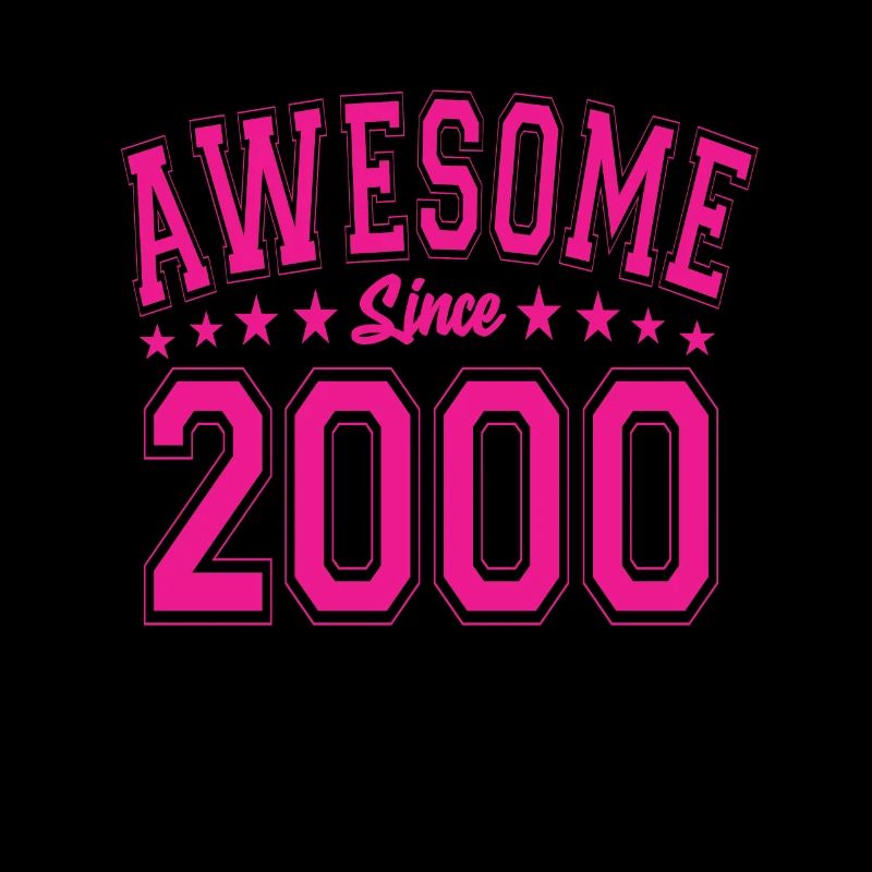 Awesome Since 2000 Birthday 2000 Vintage 2000