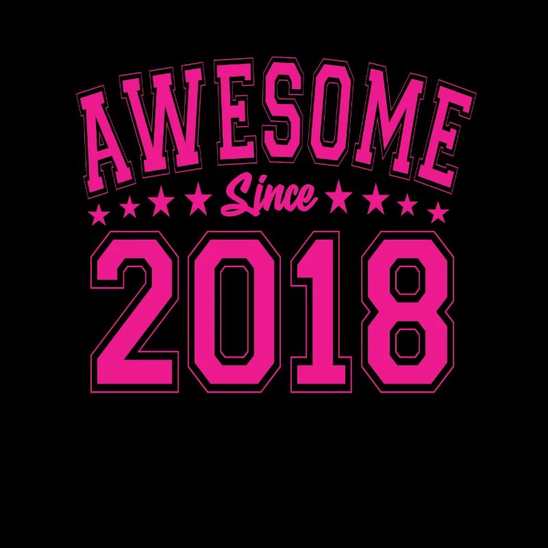 Geweldig sinds 2018 Verjaardag 2018 Vintage 2018